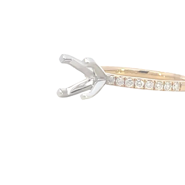 Prestigious Diamond Semi-mount to match 1/4ctw Band-14ky Image 2 Bryan Jewelry Prattville, AL