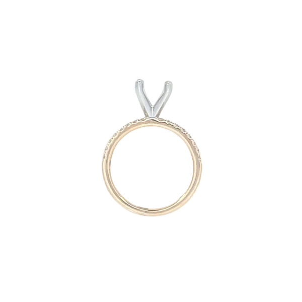 Prestigious Diamond Semi-mount to match 1/4ctw Band-14ky Image 5 Bryan Jewelry Prattville, AL
