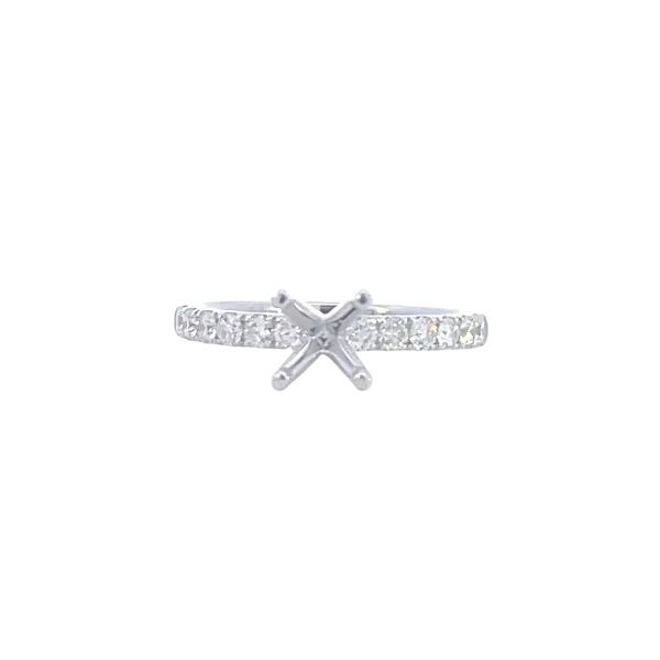 Prestigious Diamond Semi-mount to match 1/2ctw Band-14kw Bryan Jewelry Prattville, AL