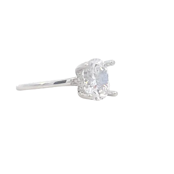 Hidden Halo Oval Semi-mount- 14kw Image 3 Bryan Jewelry Prattville, AL