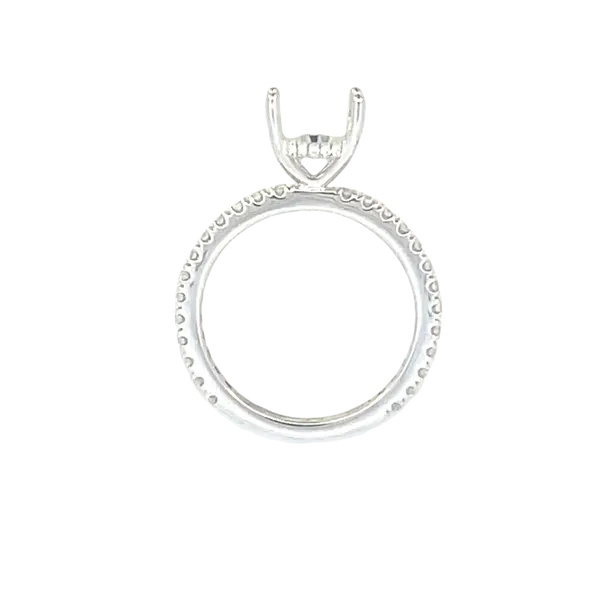 9x7 Oval Cut Semi-mount-14kw Image 3 Bryan Jewelry Prattville, AL