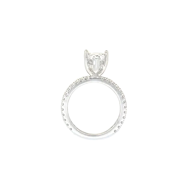 10x7mm Pear Shaped Semi-mount-14kw Image 4 Bryan Jewelry Prattville, AL