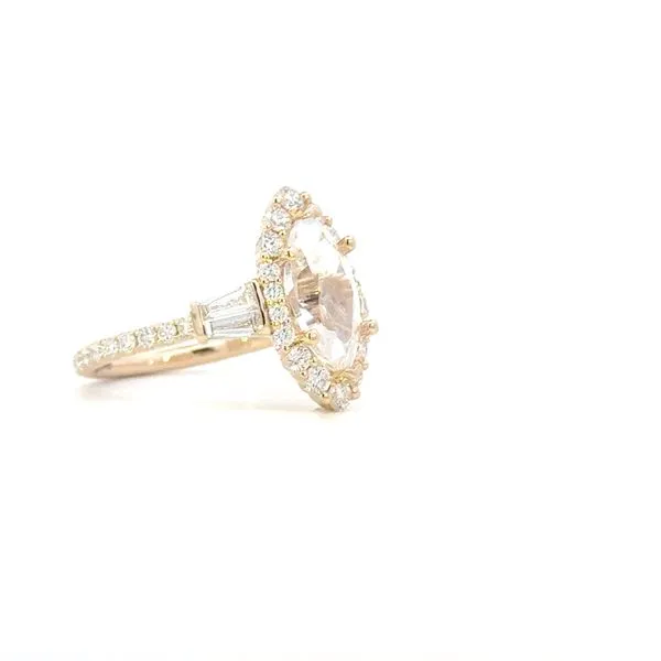 14ky semi mount for marquise center stone Image 4 Bryan Jewelry Prattville, AL