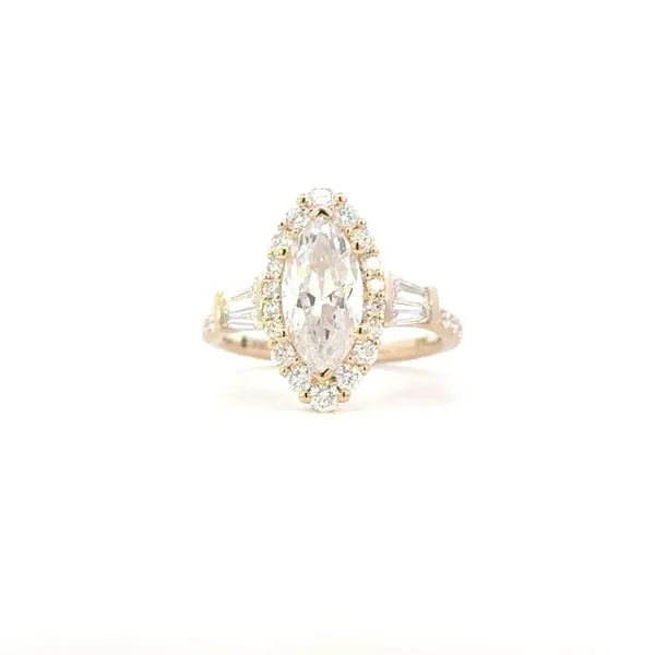 14ky semi mount for marquise center stone Bryan Jewelry Prattville, AL