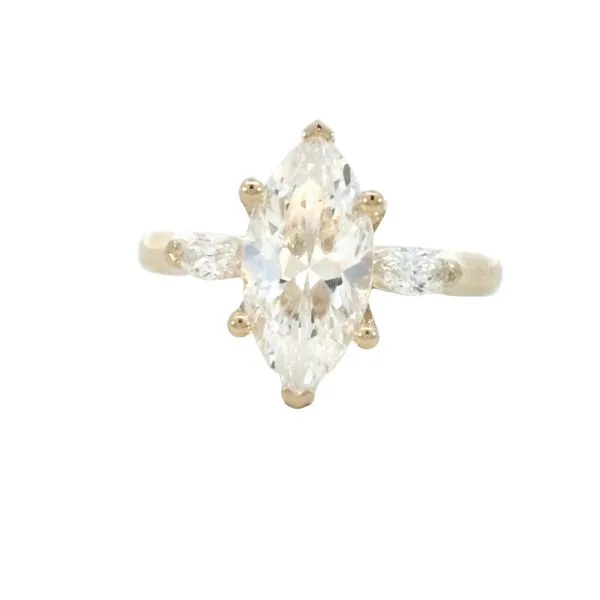14ky .28ctw Diamond Semi mount for Marquise center Bryan Jewelry Prattville, AL