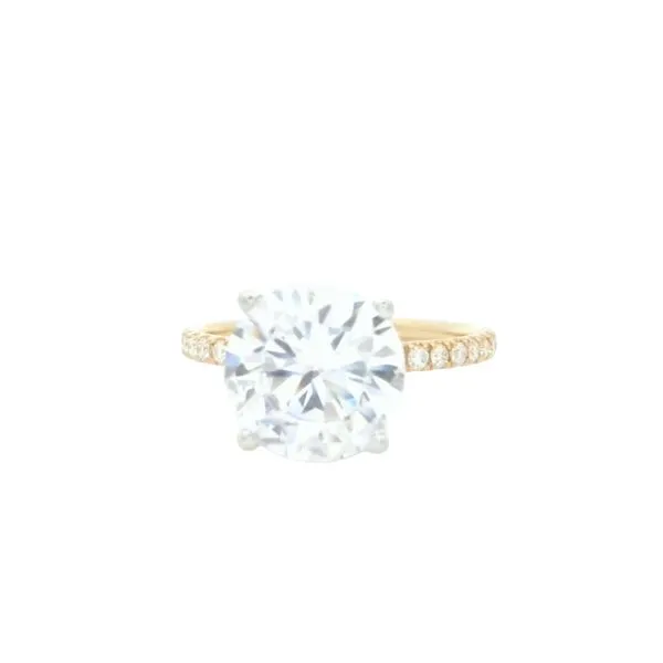 9mm Hidden Halo Round 14ktt semi-mount Bryan Jewelry Prattville, AL