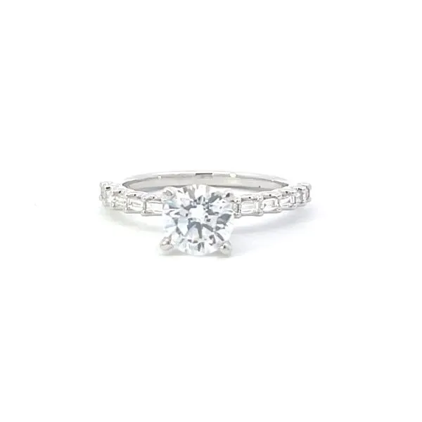 14kw .21ctw Floating Diamond semi-mt cz center Bryan Jewelry Prattville, AL