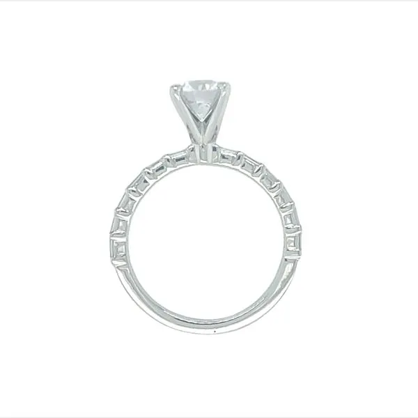14kw .25ctw Floating Diamond semi-mt cz center Image 3 Bryan Jewelry Prattville, AL