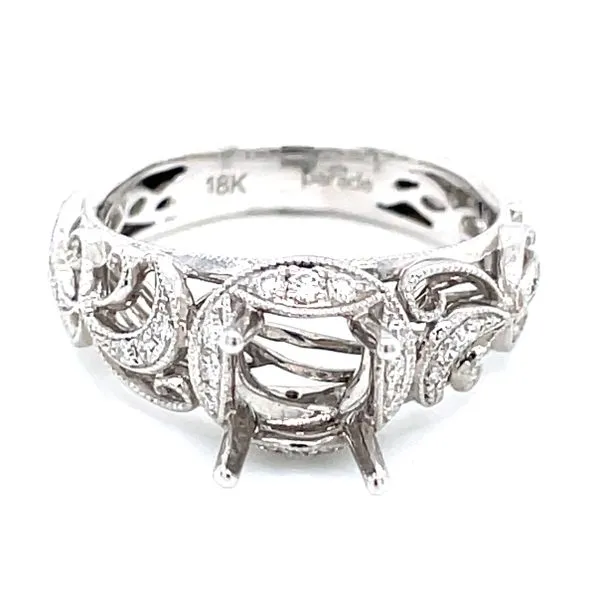Floral Motif Semi-mount from Parade Image 2 Bryan Jewelry Prattville, AL