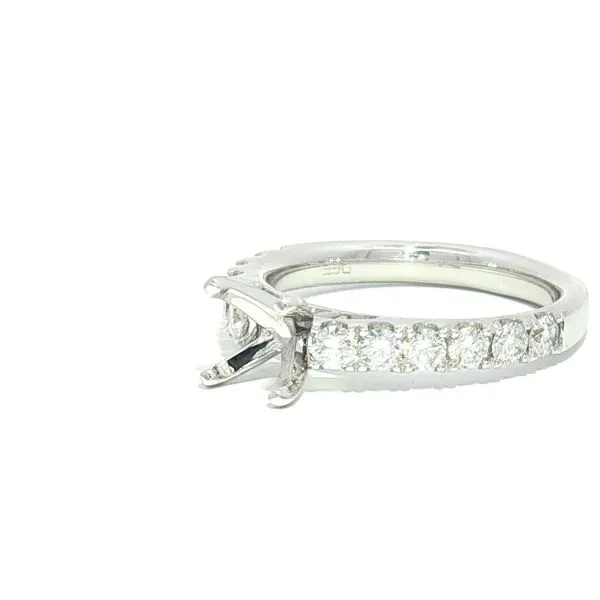 Classic Elegance Diamond Semi-Mount in 14kw Image 3 Bryan Jewelry Prattville, AL