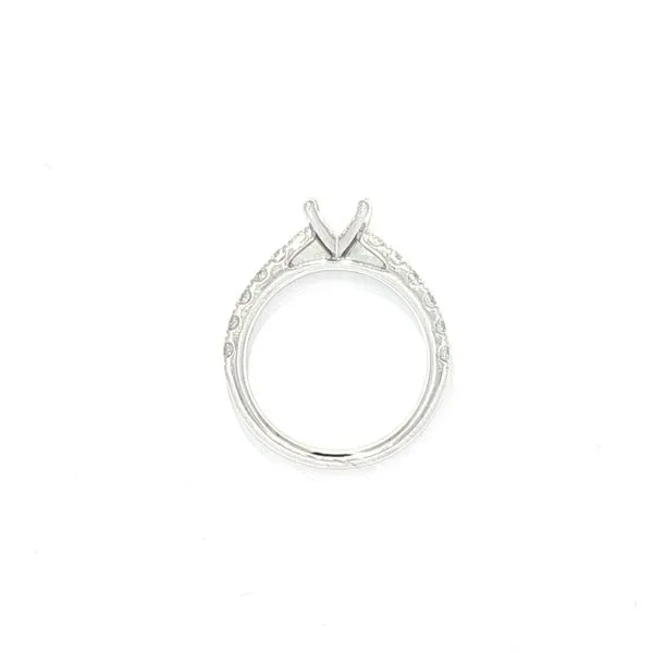 Classic Elegance Diamond Semi-Mount in 14kw Image 4 Bryan Jewelry Prattville, AL
