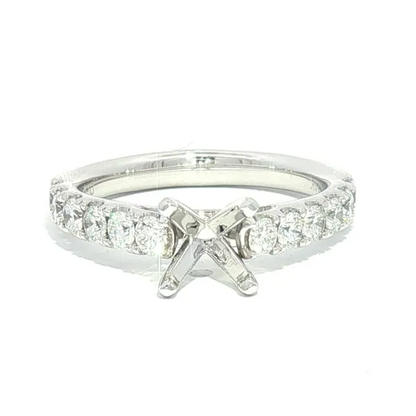 Classic Elegance Diamond Semi-Mount in 14kw Bryan Jewelry Prattville, AL