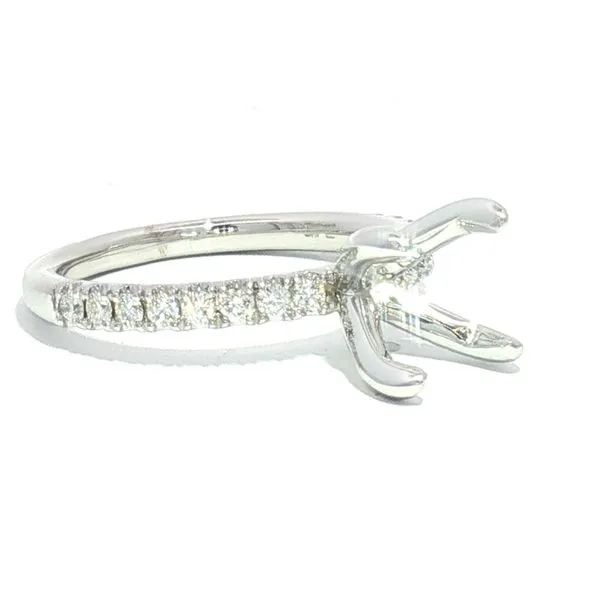 Brilliant in the Details - Diamond Semi-mount-14kw Image 2 Bryan Jewelry Prattville, AL