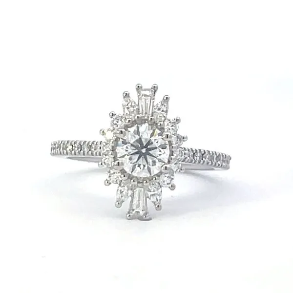 Ballerina style 1.25ctw-14kw Semi-mount Ring Image 2 Bryan Jewelry Prattville, AL