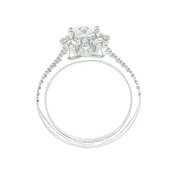 Ballerina style 1.25ctw-14kw Semi-mount Ring Image 3 Bryan Jewelry Prattville, AL