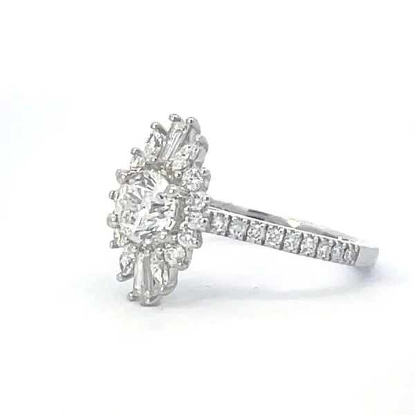 Ballerina style 1.25ctw-14kw Semi-mount Ring Image 4 Bryan Jewelry Prattville, AL