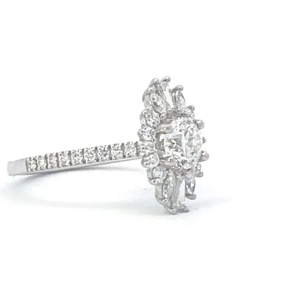 Ballerina style 1.25ctw-14kw Semi-mount Ring Image 5 Bryan Jewelry Prattville, AL