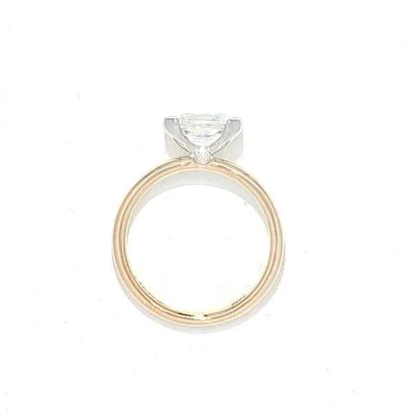 Modern Muse: East-to-West Semi-Mount in 14K Two-Tone Gold Image 4 Bryan Jewelry Prattville, AL