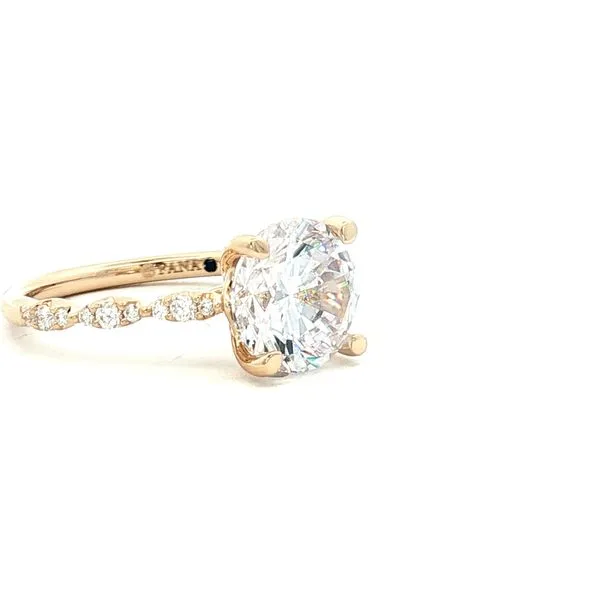 Cathedral Elegance: Diamond Accented Semi-Mount Image 3 Bryan Jewelry Prattville, AL