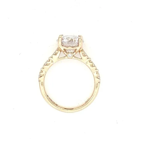 Cathedral Elegance: Diamond Accented Semi-Mount Image 4 Bryan Jewelry Prattville, AL