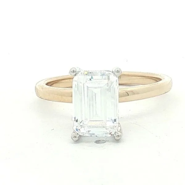 Diamond Semi Mount for Emerald Cut Bryan Jewelry Prattville, AL