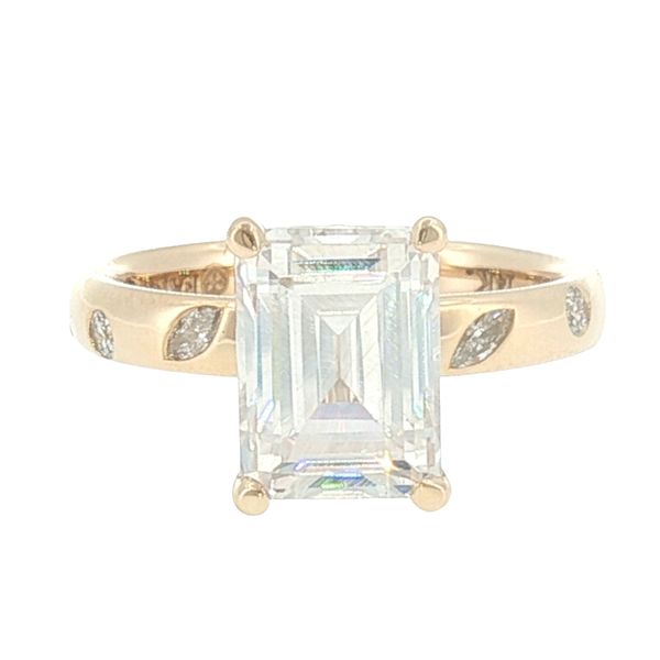 Refined Radiance Emerald Cut Semi-Mount Bryan Jewelry Prattville, AL