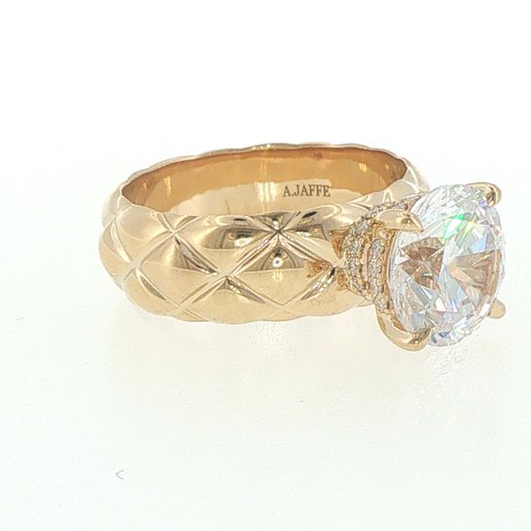 Quilted Elegance Diamond Semi-Mount Image 2 Bryan Jewelry Prattville, AL