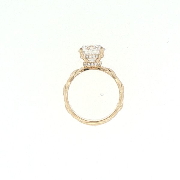 Quilted Elegance Diamond Semi-Mount Image 4 Bryan Jewelry Prattville, AL