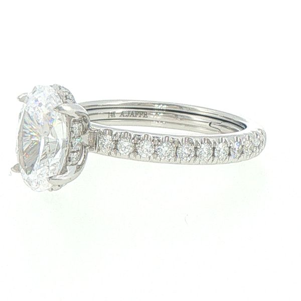 Sparkling Oval Diamond Semi-Mount Image 3 Bryan Jewelry Prattville, AL