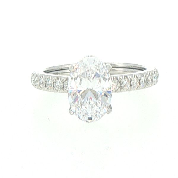 Sparkling Oval Diamond Semi-Mount Bryan Jewelry Prattville, AL