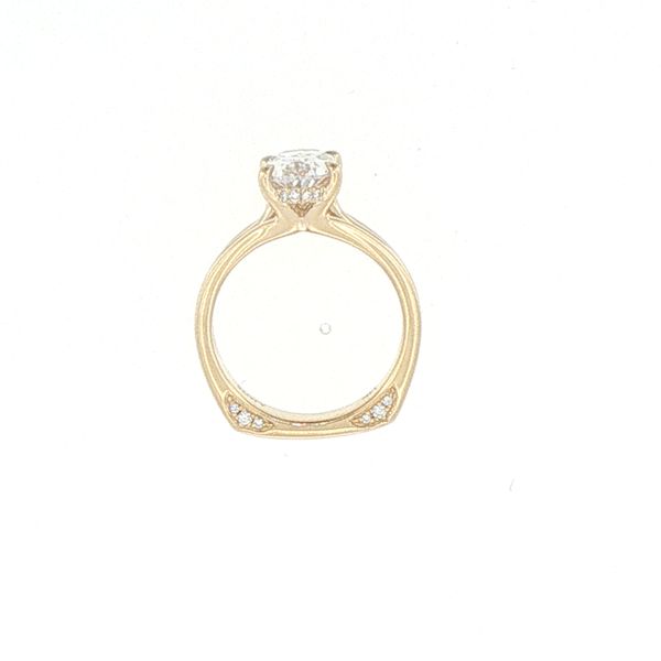 A.Jaffe Signature Oval Diamond Semi-Mount Image 2 Bryan Jewelry Prattville, AL