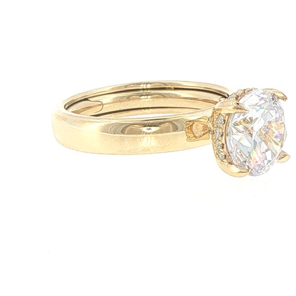 Hidden Halo Comfort-Fit Diamond Semi-Mount Image 3 Bryan Jewelry Prattville, AL