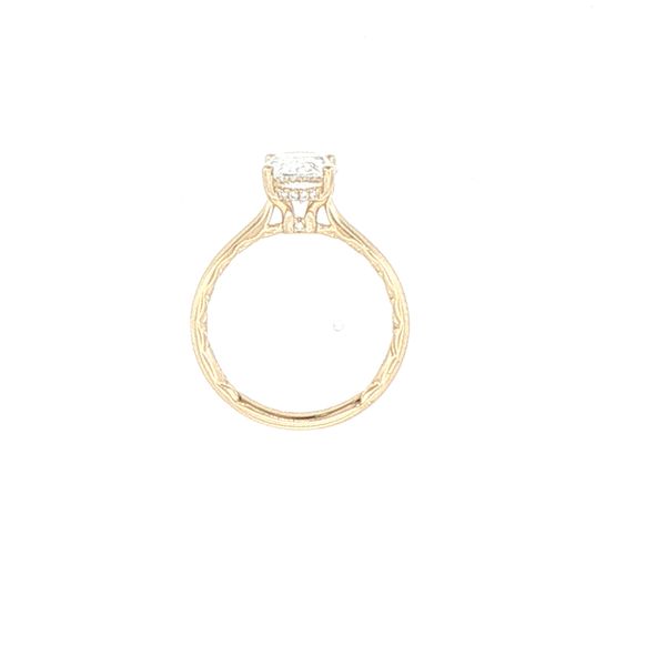 Golden Glow Oval Diamond Semi-Mount Image 2 Bryan Jewelry Prattville, AL