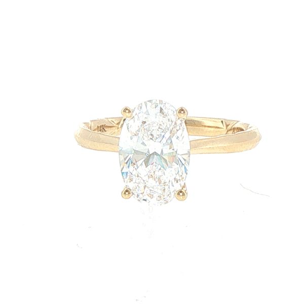 Golden Glow Oval Diamond Semi-Mount Bryan Jewelry Prattville, AL
