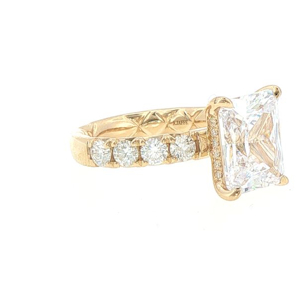 Radiant Brilliance Hidden Halo Semi-Mount Image 3 Bryan Jewelry Prattville, AL