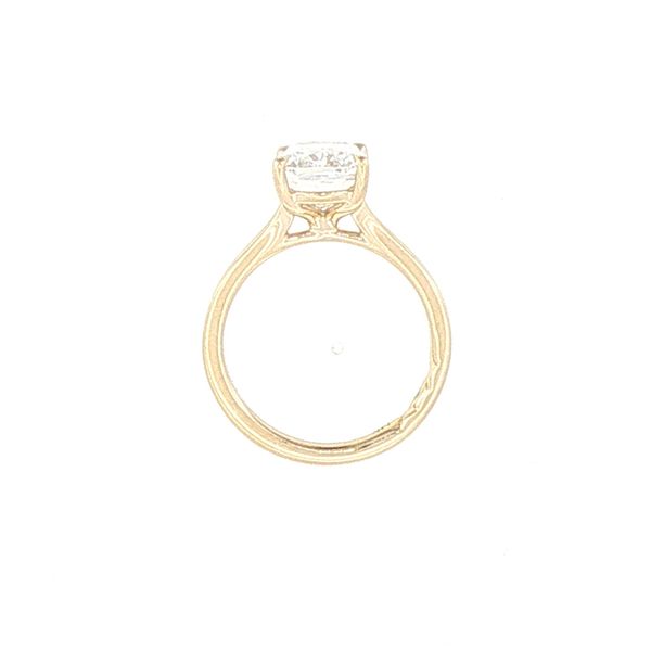 Golden Cushion Semi-Mount Image 5 Bryan Jewelry Prattville, AL