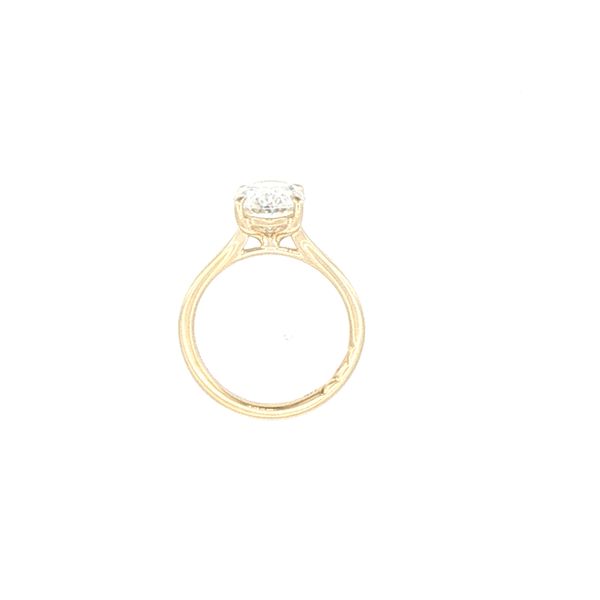 Golden Oval Semi-Mount Image 2 Bryan Jewelry Prattville, AL