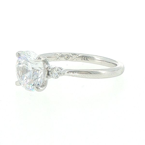 Timeless Sparkle Diamond Semi-Mount Image 4 Bryan Jewelry Prattville, AL