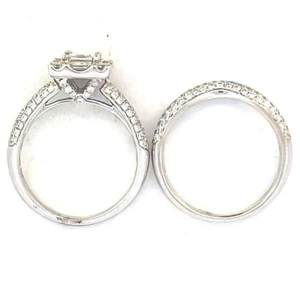 Princess Cut Diamond Wedding Set Image 5 Bryan Jewelry Prattville, AL