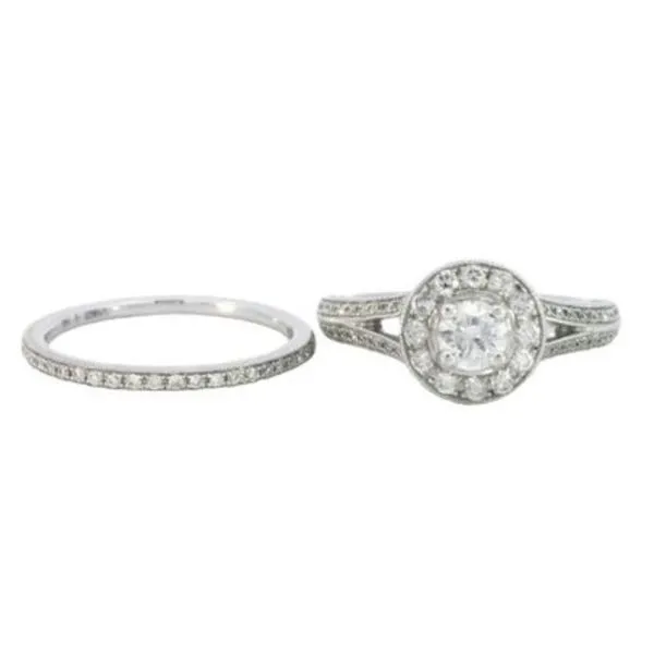 Halo Wedding Set Bryan Jewelry Prattville, AL