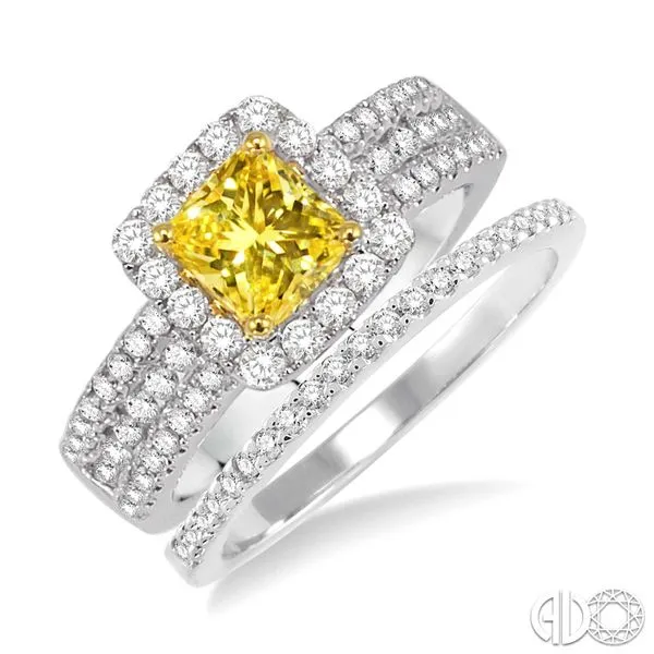 Always my Sunshine Wedding Set Image 4 Bryan Jewelry Prattville, AL