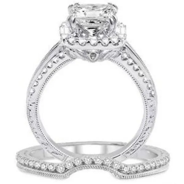 Crowned Princess Wedding Set Image 2 Bryan Jewelry Prattville, AL