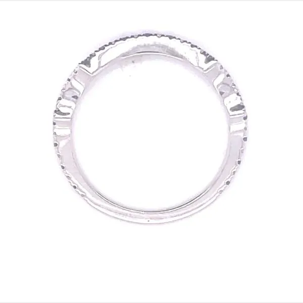 Previously Loved-Extraordinary Cushion Cut Bridal Set with Diamonds in 14kw Image 3 Bryan Jewelry Prattville, AL