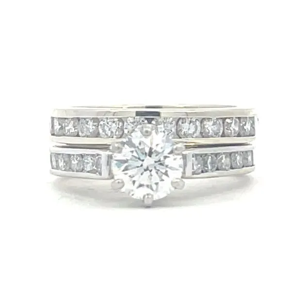 Wedding set with GIA 1.01 center SI1 G Image 2 Bryan Jewelry Prattville, AL