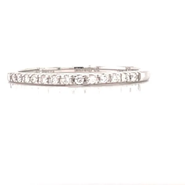 Double Halo Bliss Bridal set with Oval center in 14kw Image 2 Bryan Jewelry Prattville, AL