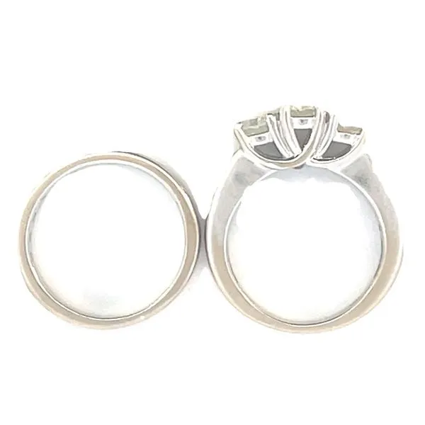 Previously Loved 3 Stone Ring with Channel Set Band Image 3 Bryan Jewelry Prattville, AL