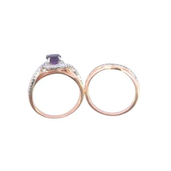 Amethyst & Diamond Engagement Ring Image 4 Bryan Jewelry Prattville, AL