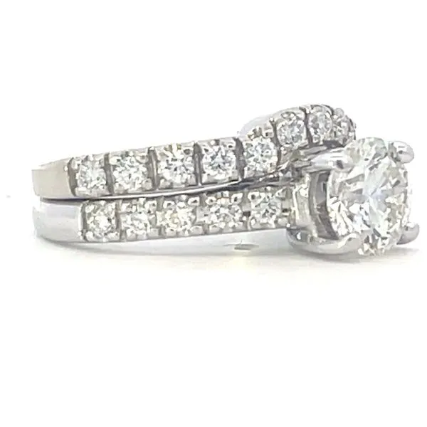 Previusly Loved Bridal Set from a prior estate in 14kw Image 2 Bryan Jewelry Prattville, AL