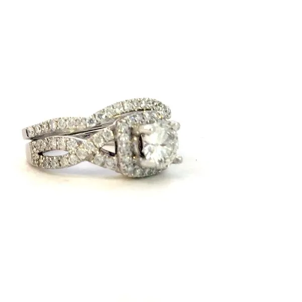 Diamond Wedding Set-14kw Image 3 Bryan Jewelry Prattville, AL