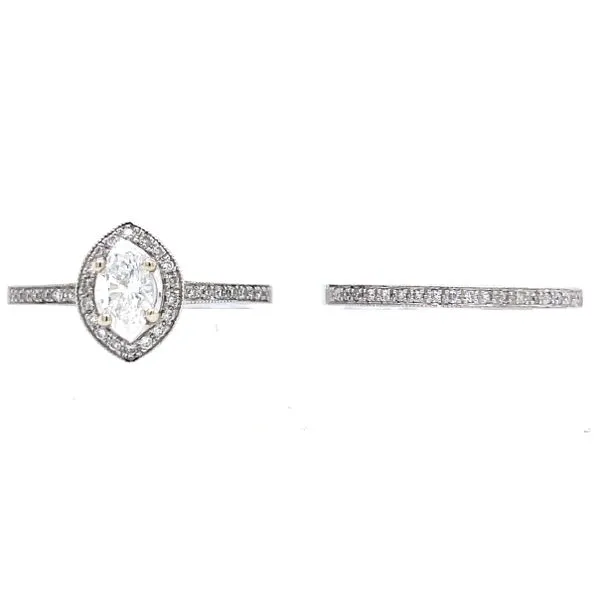 Marquise Masterpiece Diamond Elegance in 14kw Image 2 Bryan Jewelry Prattville, AL